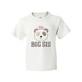 thumbnail image 1 of Inktastic Big Sis Panda Sister Announcement Youth T-Shirt, 1 of 5