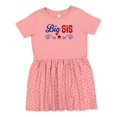 thumbnail image 1 of Inktastic Big Sis Patriotic Sister Girls Toddler Dress, 1 of 5