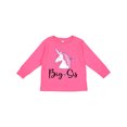 thumbnail image 1 of Inktastic Big Sis Unicorn Girls Sister Announcement Girls Long Sleeve Toddler T-Shirt, 1 of 5