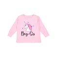 thumbnail image 1 of Inktastic Big Sis Unicorn Girls Sister Announcement Girls Long Sleeve Toddler T-Shirt, 1 of 5