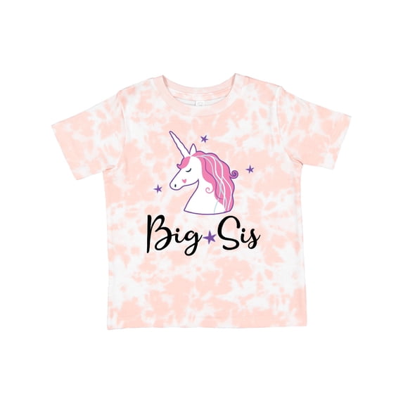 Inktastic Big Sis Unicorn Girls Sister Announcement Girls Toddler T-Shirt