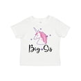 thumbnail image 1 of Inktastic Big Sis Unicorn Girls Sister Announcement Girls Toddler T-Shirt, 1 of 5