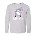thumbnail image 1 of Inktastic Big Sis Unicorn Sister Announcement Long Sleeve Youth T-Shirt, 1 of 5