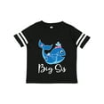 thumbnail image 1 of Inktastic Big Sis Whale Girls Sister Girls Toddler T-Shirt, 1 of 5