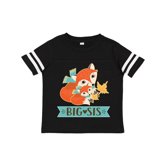 Inktastic Big Sis Woodland Fox Sister Girls Toddler T-Shirt