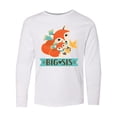 thumbnail image 1 of Inktastic Big Sis Woodland Fox Sister Long Sleeve Youth T-Shirt, 1 of 5
