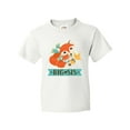 thumbnail image 1 of Inktastic Big Sis Woodland Fox Sister Youth T-Shirt, 1 of 5