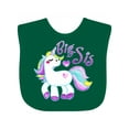 thumbnail image 1 of Inktastic Big Sis unicorn Girls Baby Bib, 1 of 4
