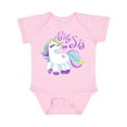 thumbnail image 1 of Inktastic Big Sis unicorn Girls Baby Bodysuit, 1 of 5