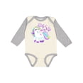 thumbnail image 1 of Inktastic Big Sis unicorn Girls Long Sleeve Baby Bodysuit, 1 of 5