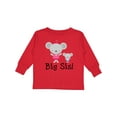 thumbnail image 1 of Inktastic Big Sis with Lil Bro Girls Sister Announcement Girls Long Sleeve Toddler T-Shirt, 1 of 5