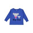 thumbnail image 1 of Inktastic Big Sis with Lil Bro Girls Sister Announcement Girls Long Sleeve Toddler T-Shirt, 1 of 5