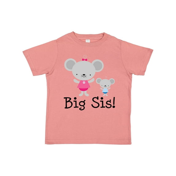 Inktastic Big Sis with Lil Bro Girls Sister Announcement Girls Toddler T-Shirt