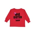 thumbnail image 1 of Inktastic Big Sister Again with Bow and Arrow Girls Long Sleeve Toddler T-Shirt, 1 of 5