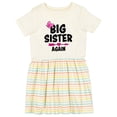 thumbnail image 1 of Inktastic Big Sister Again with Bow and Arrow Girls Toddler Dress, 1 of 5
