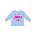 thumbnail image 1 of Inktastic Big Sister Again with Flowers and Arrow Girls Long Sleeve Toddler T-Shirt, 1 of 5