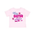thumbnail image 1 of Inktastic Big Sister Again with Flowers and Arrow Girls Toddler T-Shirt, 1 of 5