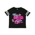 thumbnail image 1 of Inktastic Big Sister Again with Flowers and Arrow Girls Toddler T-Shirt, 1 of 5
