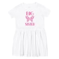 thumbnail image 1 of Inktastic Big Sister Announcement Butterfly Girls Toddler Dress, 1 of 5