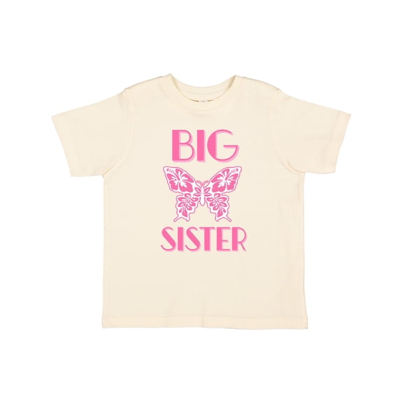 Inktastic Big Sister Announcement Butterfly Girls Toddler T-Shirt