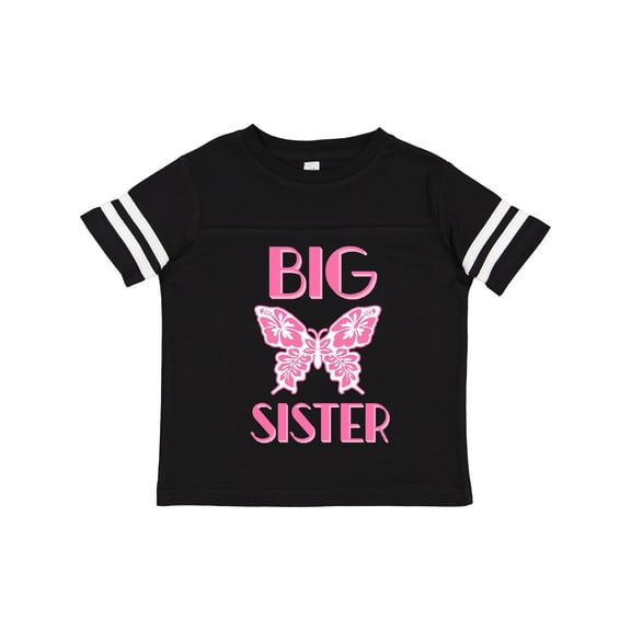 Inktastic Big Sister Announcement Butterfly Girls Toddler T-Shirt