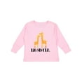 thumbnail image 1 of Inktastic Big Sister Announcement Girls Giraffe Girls Long Sleeve Toddler T-Shirt, 1 of 5