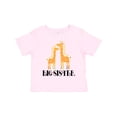 thumbnail image 1 of Inktastic Big Sister Announcement Girls Giraffe Girls Toddler T-Shirt, 1 of 5