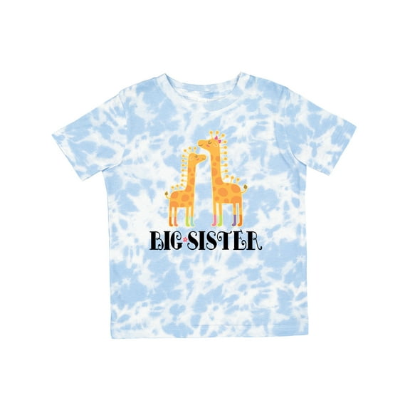 Inktastic Big Sister Announcement Girls Giraffe Girls Toddler T-Shirt