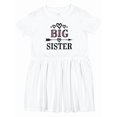 thumbnail image 1 of Inktastic Big Sister Announcement Girls Toddler Dress, 1 of 5