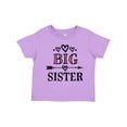 thumbnail image 1 of Inktastic Big Sister Announcement Girls Toddler T-Shirt, 1 of 5