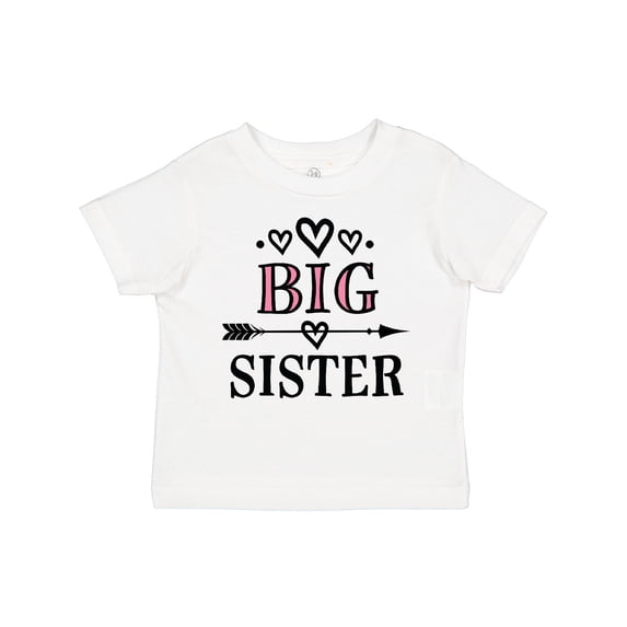 Inktastic Big Sister Announcement Girls Toddler T-Shirt