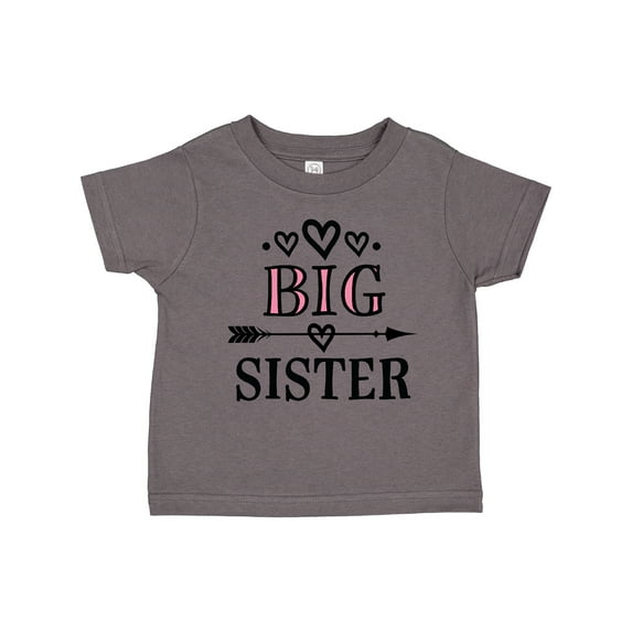 Inktastic Big Sister Announcement Girls Toddler T-Shirt