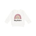 thumbnail image 1 of Inktastic Big Sister Announcement Rainbow Toddler Sweatshirt, 1 of 4