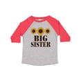 thumbnail image 1 of Inktastic Big Sister Announcement Sunflowers Girls Toddler T-Shirt, 1 of 5