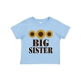 thumbnail image 1 of Inktastic Big Sister Announcement Sunflowers Girls Toddler T-Shirt, 1 of 5
