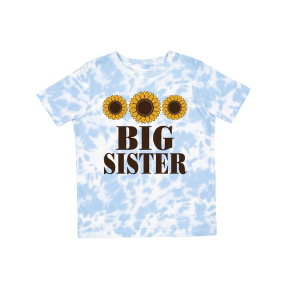 Inktastic Big Sister Announcement Sunflowers Girls Toddler T-Shirt
