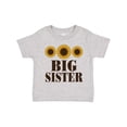 thumbnail image 1 of Inktastic Big Sister Announcement Sunflowers Girls Toddler T-Shirt, 1 of 5