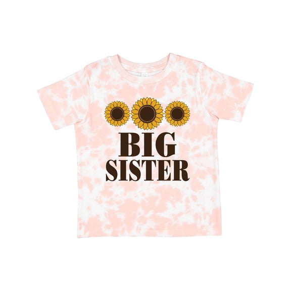 Inktastic Big Sister Announcement Sunflowers Girls Toddler T-Shirt