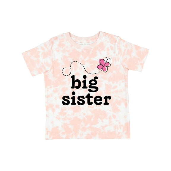 Inktastic Big Sister Butterfly Announcement Girls Toddler T-Shirt