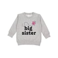 thumbnail image 1 of Inktastic Big Sister Butterfly Announcement Toddler Sweatshirt, 1 of 4