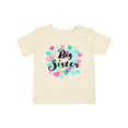 thumbnail image 1 of Inktastic Big Sister Colorful Hearts Design Girls Baby T-Shirt, 1 of 5