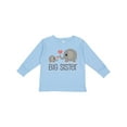 thumbnail image 1 of Inktastic Big Sister Elephant Girls Long Sleeve Toddler T-Shirt, 1 of 5