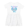 thumbnail image 1 of Inktastic Big Sister Elephant Girls Toddler Dress, 1 of 5