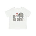thumbnail image 1 of Inktastic Big Sister Elephant Girls Toddler T-Shirt, 1 of 5