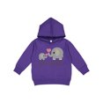 thumbnail image 1 of Inktastic Big Sister Elephant Toddler Hoodie, 1 of 4
