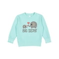 thumbnail image 1 of Inktastic Big Sister Elephant Toddler Sweatshirt, 1 of 4