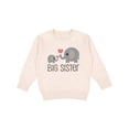 thumbnail image 1 of Inktastic Big Sister Elephant Toddler Sweatshirt, 1 of 4