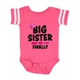 thumbnail image 1 of Inktastic Big Sister Finally with Bow and Arrow Girls Baby Bodysuit, 1 of 5