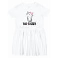 thumbnail image 1 of Inktastic Big Sister Girl Cat Girls Toddler Dress, 1 of 5