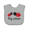 thumbnail image 1 of Inktastic Big Sister Girls Baby Bib, 1 of 4